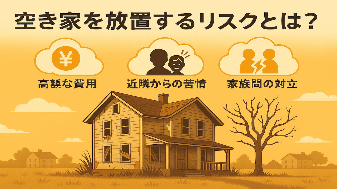 空き家を放置するリスク