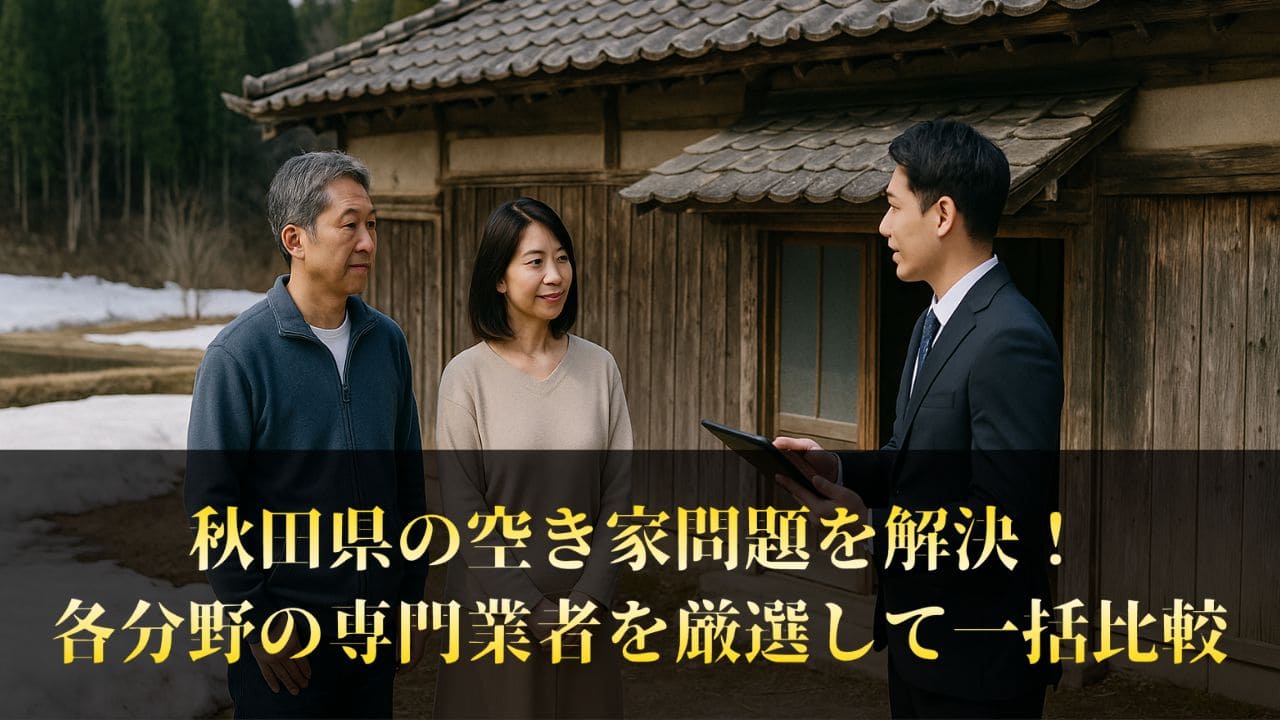 秋田県の空き家、放置する前に…今すぐ相談できる業者一覧