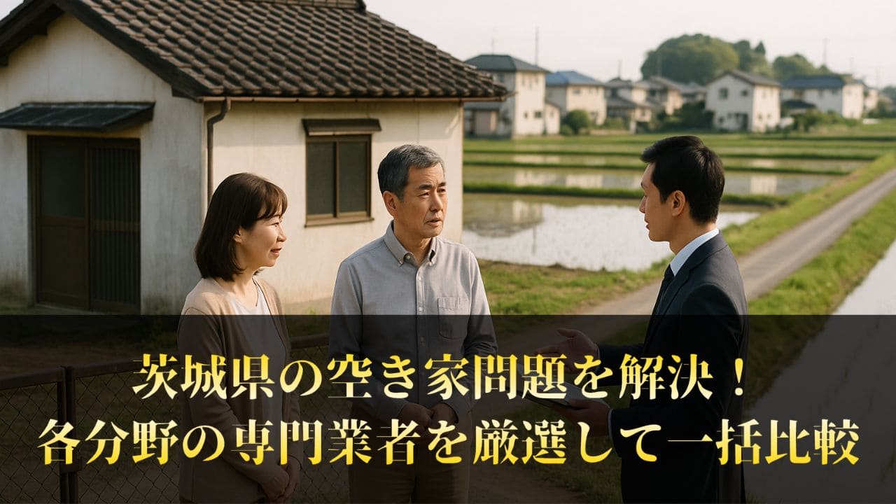 【空き家放置NG】茨城県で対応できるプロ業者を厳選！