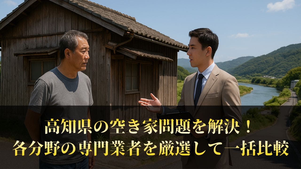 【必見】高知県の空き家に対応できるプロ業者を一挙紹介