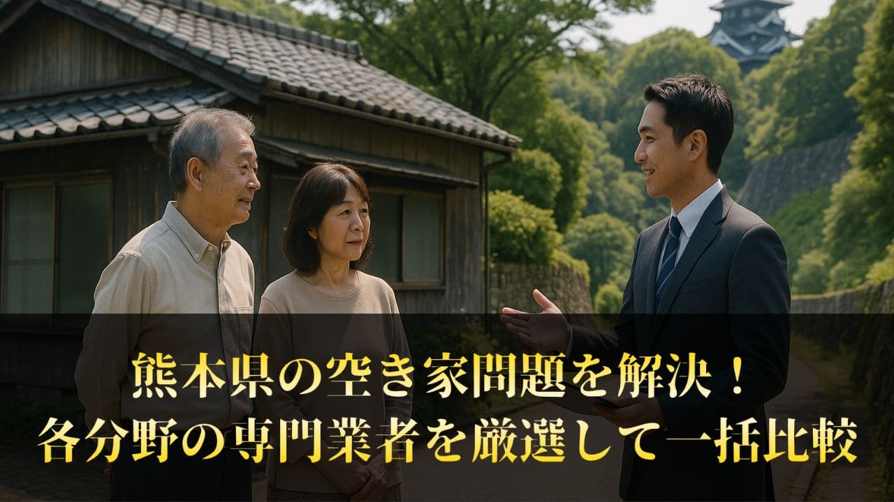 熊本県の空き家、放置する前に…今すぐ相談できる業者一覧