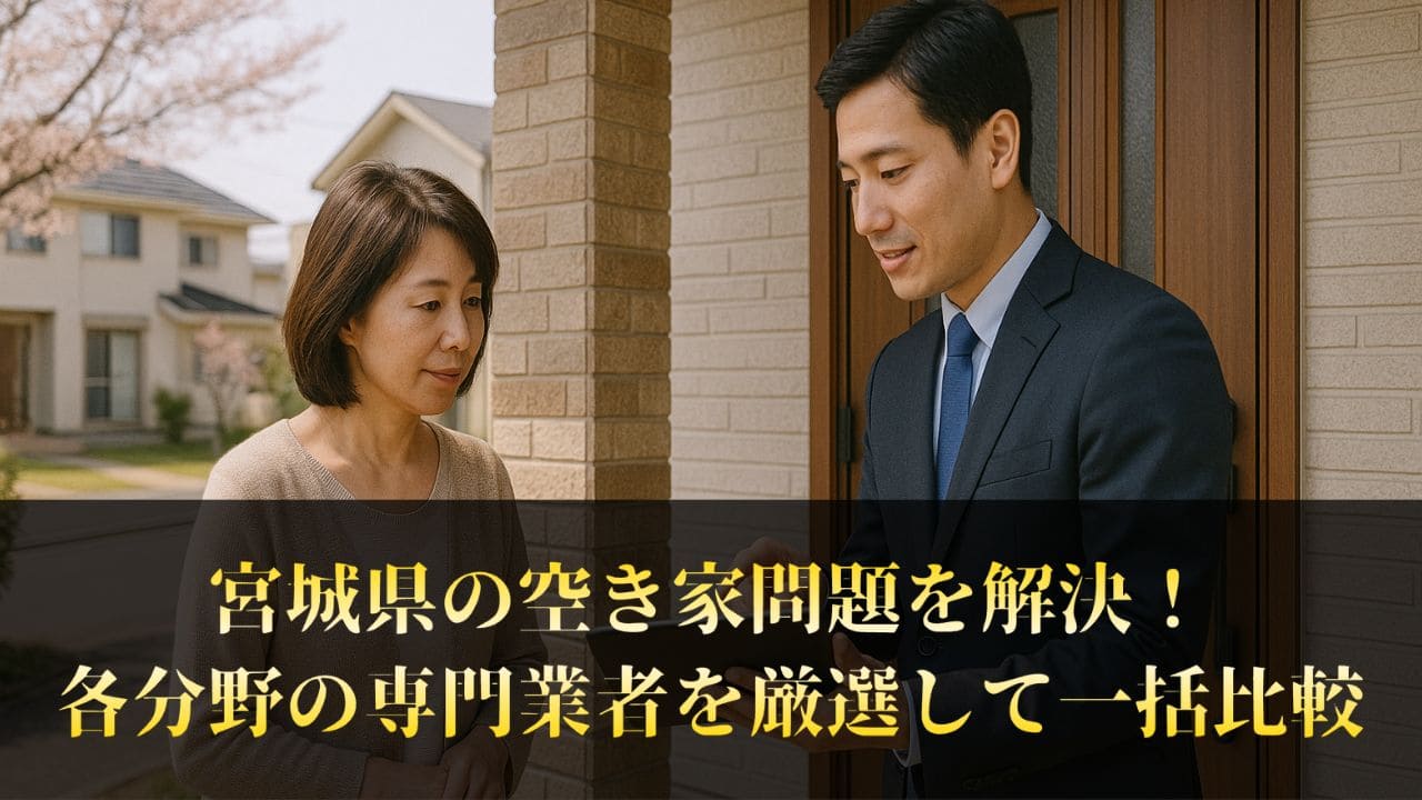 【実績豊富】宮城県の空き家対策に選ばれる専門業者5選