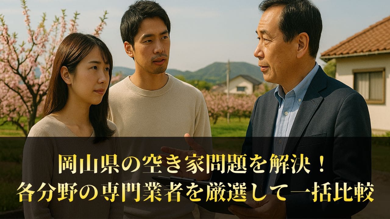 【家族に相談されても安心】岡山県の空き家対策業者5選