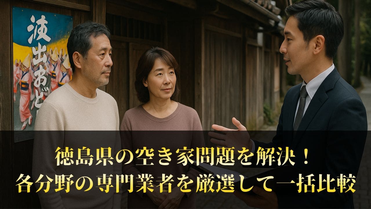 徳島県の空き家対策をプロに相談！迷わず選べる5業者