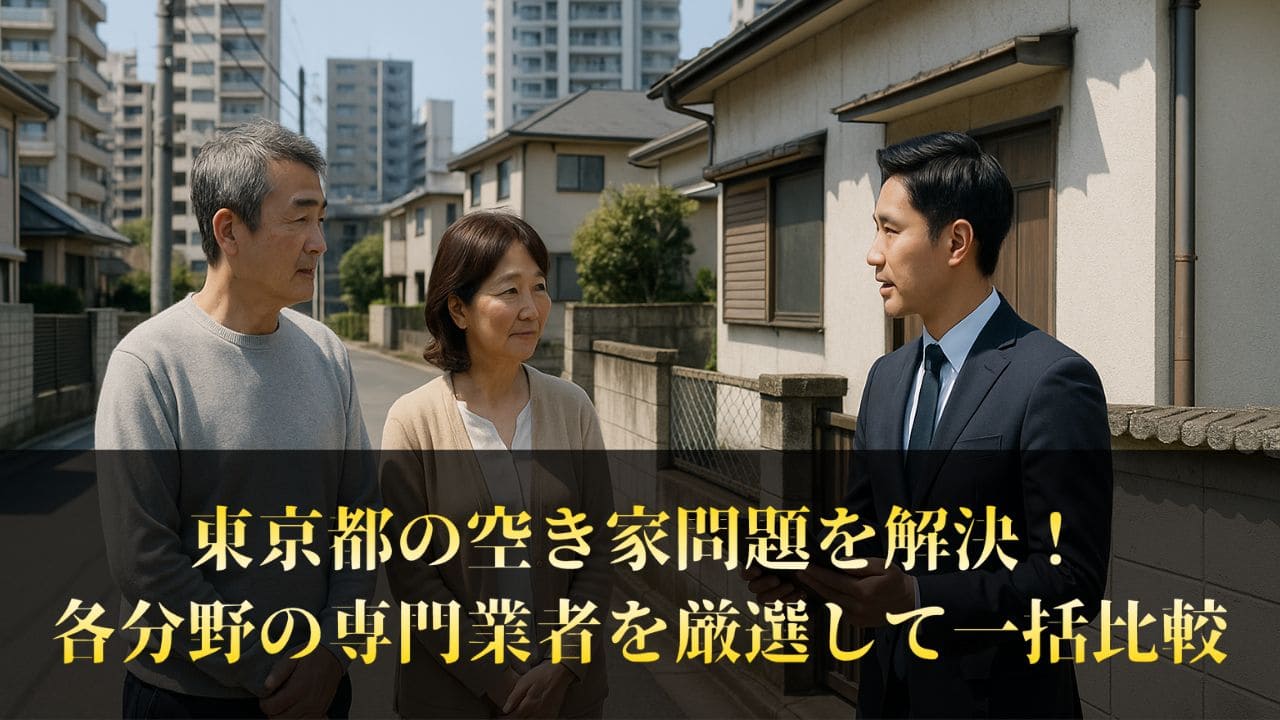 【初めてでも安心】東京都で空き家を任せられる業者まとめ
