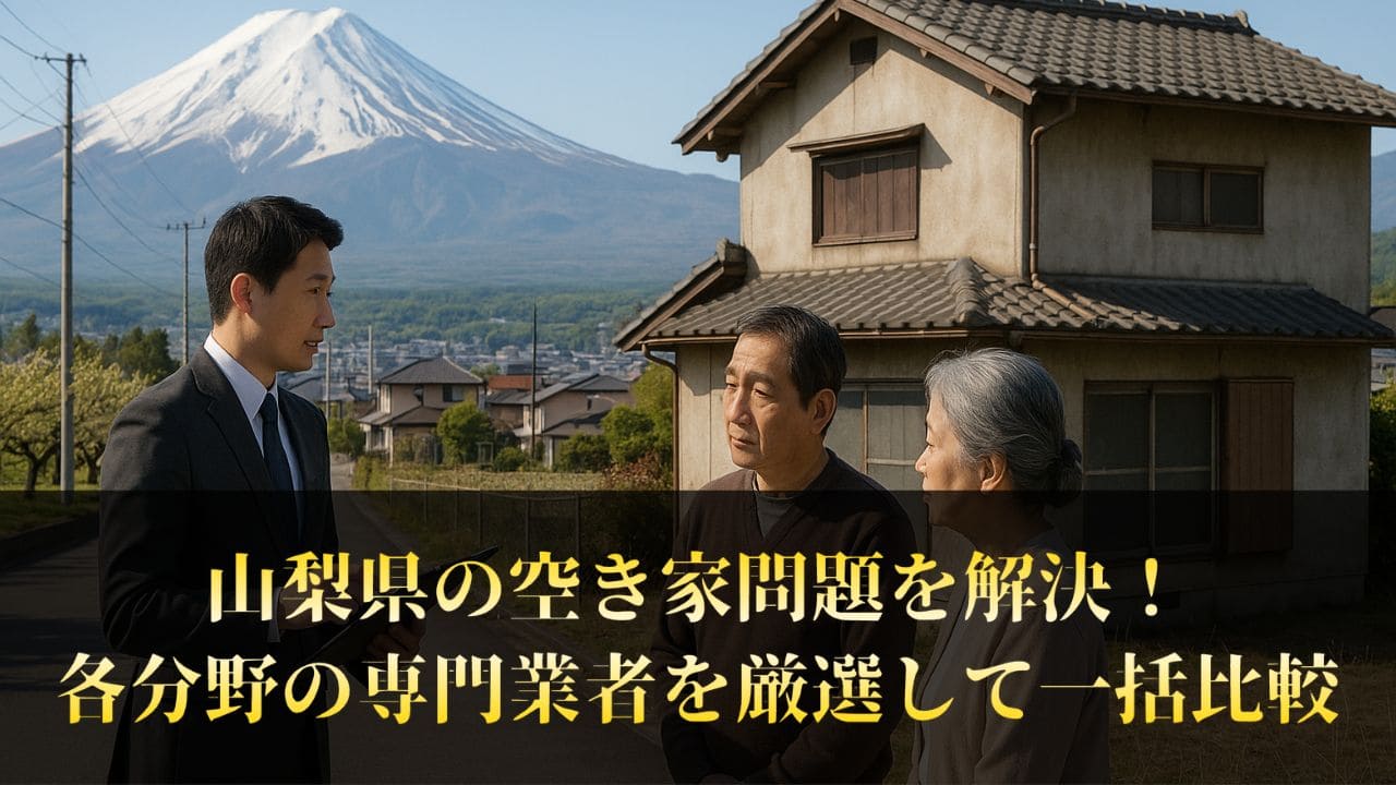 【プロが対応】山梨県で空き家を任せられる信頼の業者